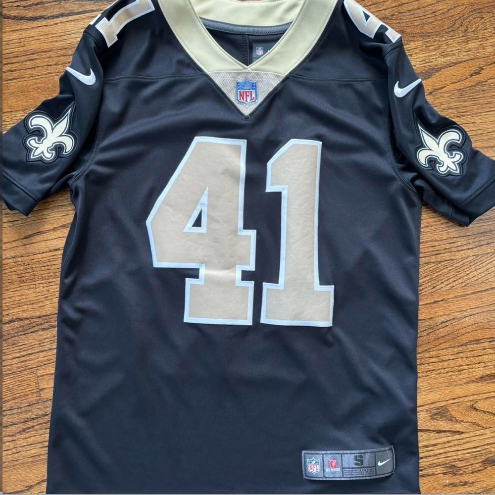 NFL New Orleans Saints #41 Jersey in Black and Gold